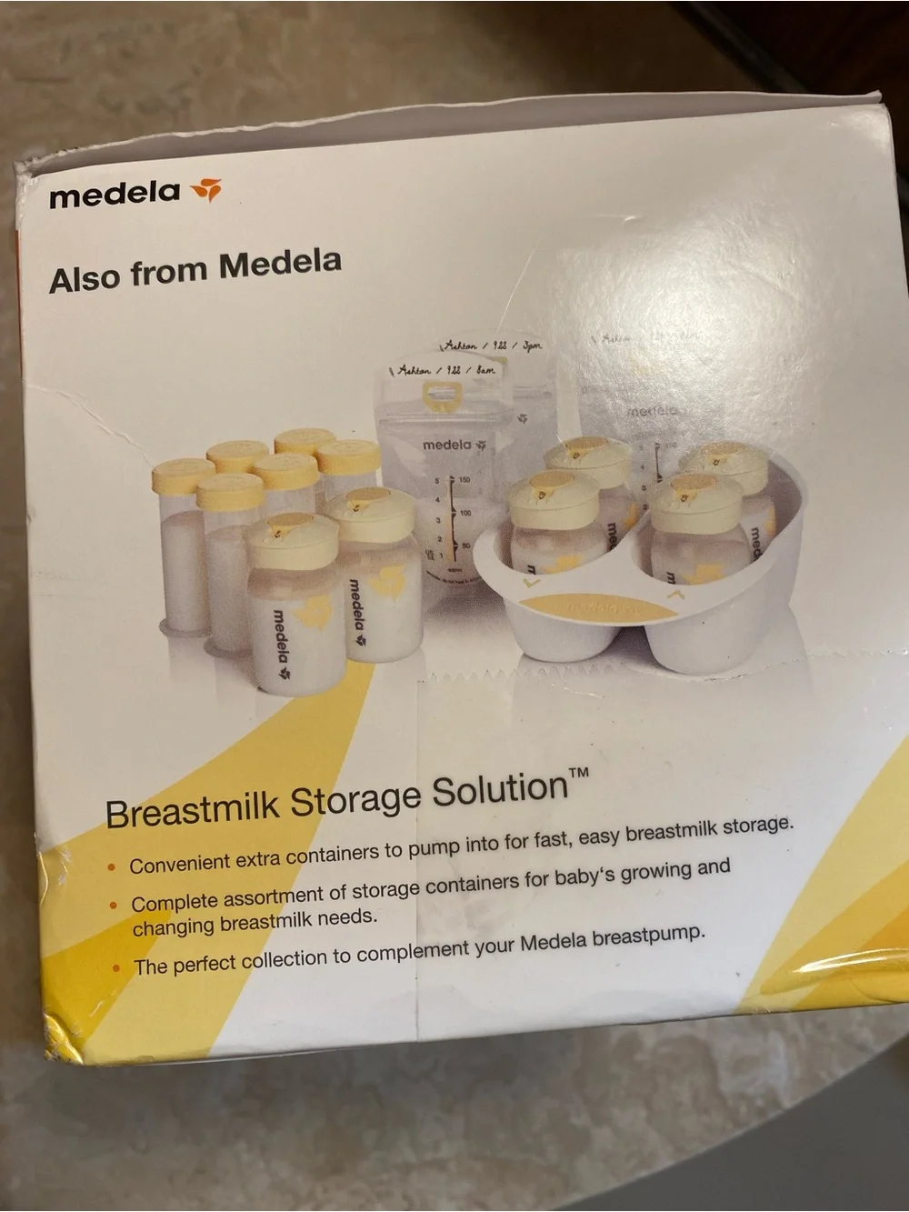 Medela Breastmilk Freezing & Storage Bulk Pack - White, Yellow, Purple